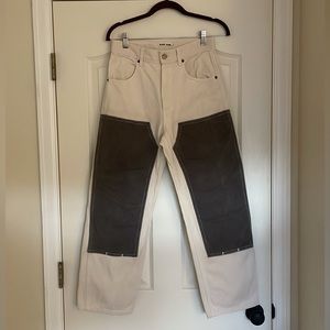 Rudy Jude Utility Jeans in Cream/Gray (size 2)
